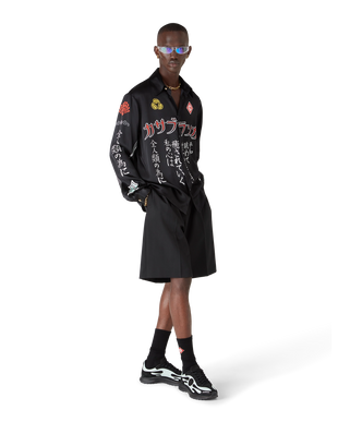 Men's Black & Mint Stade Sneaker