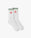 Green Checkers Crew Socks