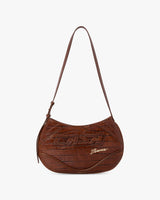 Brown Slim Biker Bag