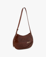 Brown Slim Biker Bag