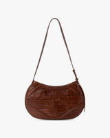 Brown Slim Biker Bag