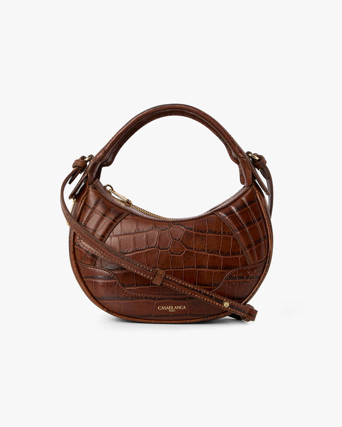 Sac motard marron