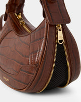 Sac motard marron