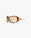 Brown Outline Shield Sunglasses