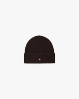 Brown Classic Ribbed Knit Beanie