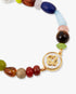 Multi-Colour Organic Stone Beaded Bracelet