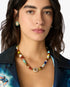 Multi-Colour Organic Stone Beaded Necklace