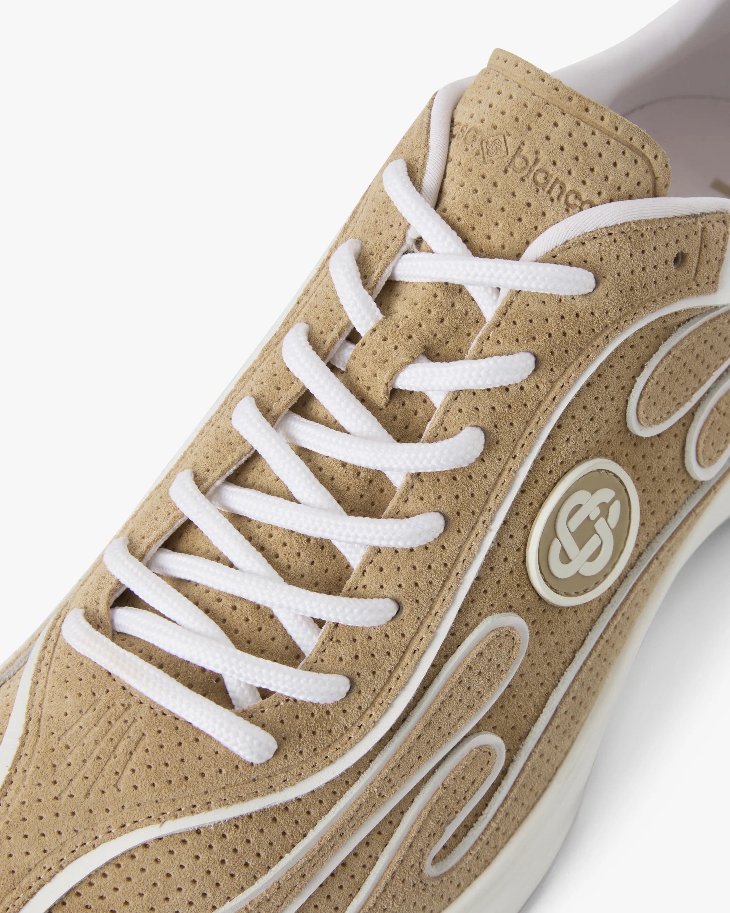 Sneakers pour homme en daim beige Stade