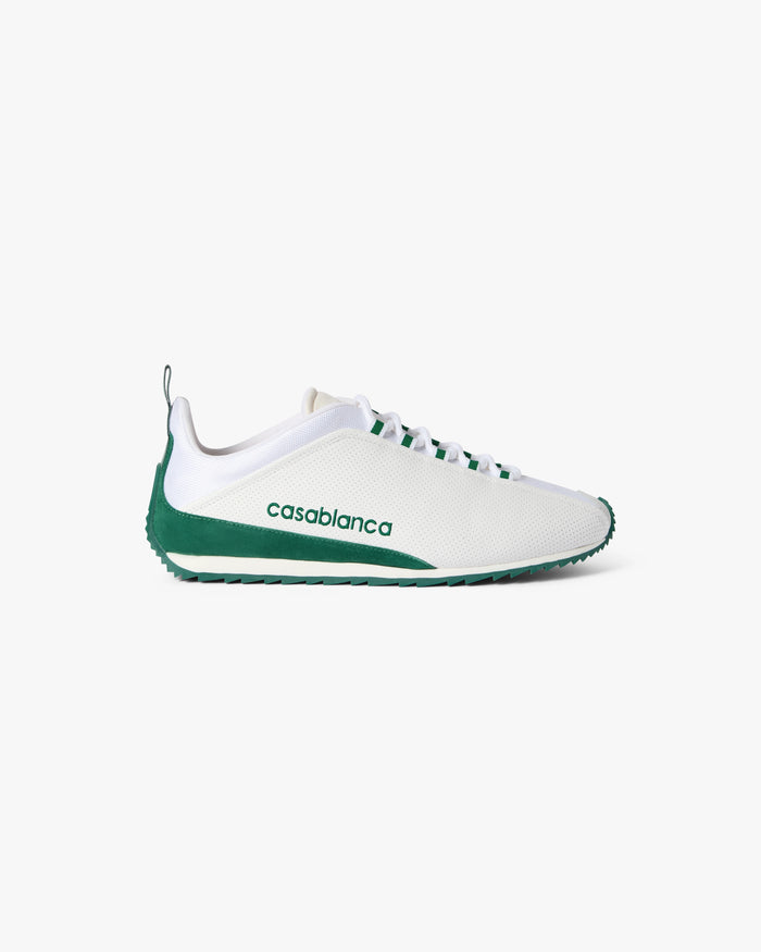 Women's White & Green Khopesh Sneaker