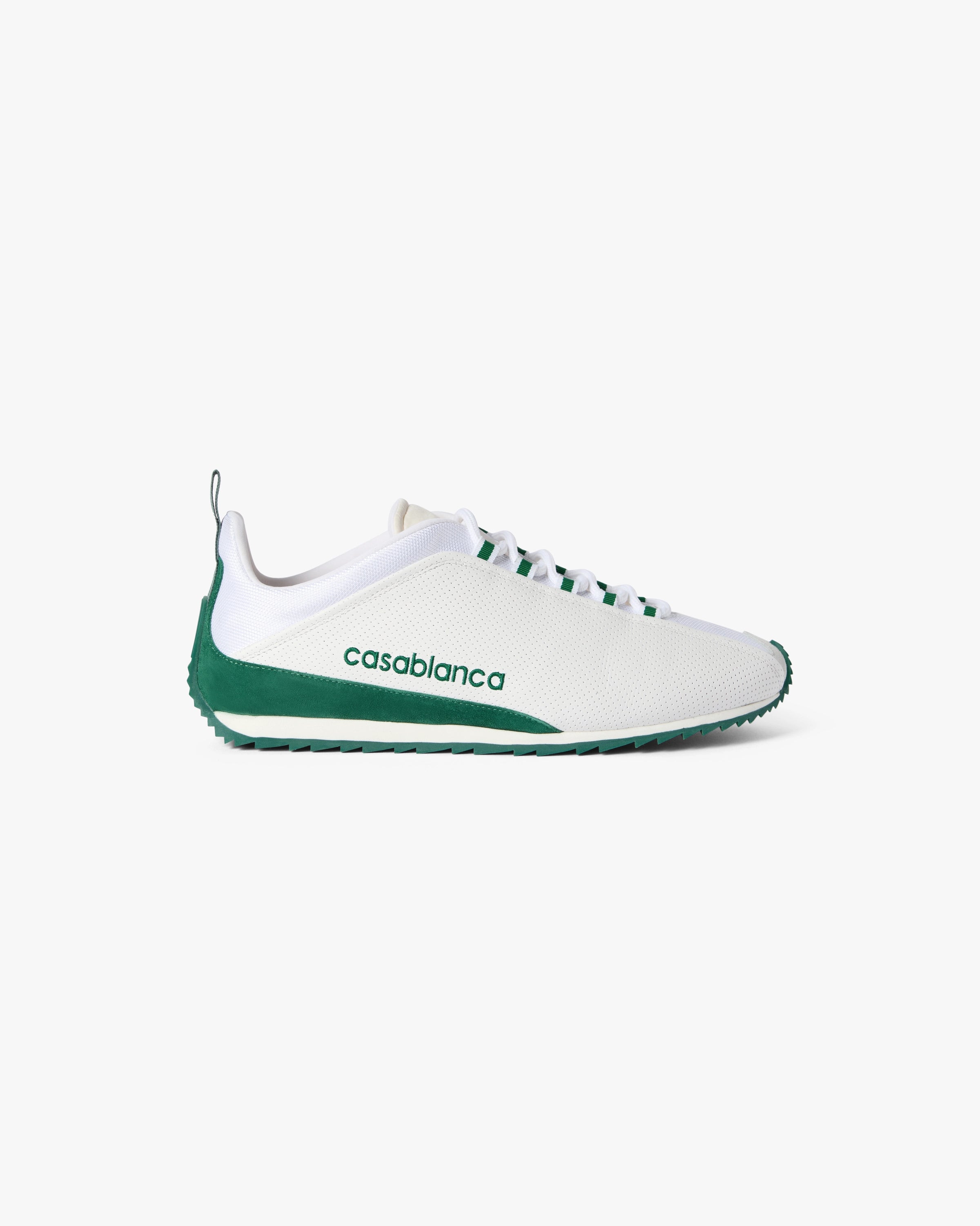Men's White & Green Khopesh Sneaker