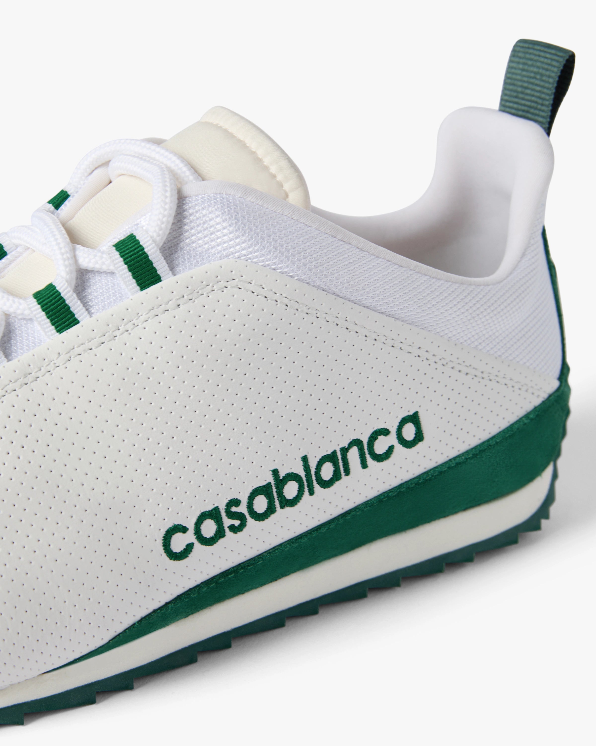 Men's White & Green Khopesh Sneaker