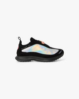 Men's Black & Silver Stade Zip Sneaker