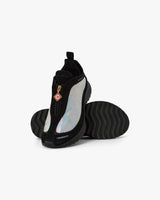 Men's Black & Silver Stade Zip Sneaker