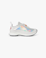 Men's White & Silver Stade Zip Sneaker