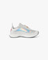 Men's White & Silver Stade Zip Sneaker