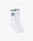 White Palm Tree Emblem Socks