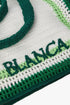 White & Green Crochet Bag