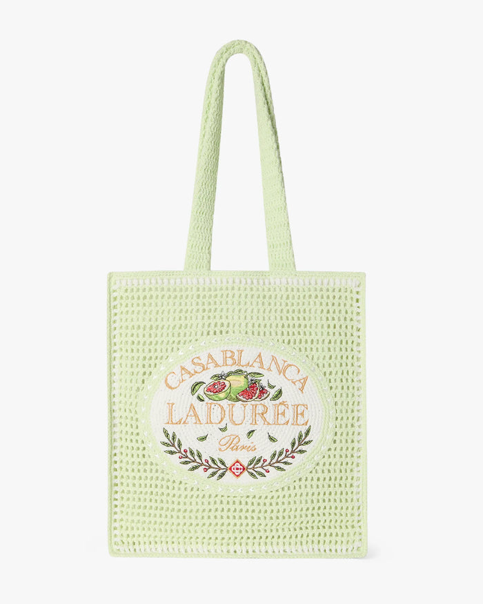 Mint Laduree x Casablanca Crochet Bag