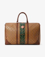 Beige Monogram Weekender