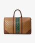 Beige Monogram Weekender