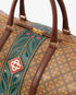Beige Monogram Weekender