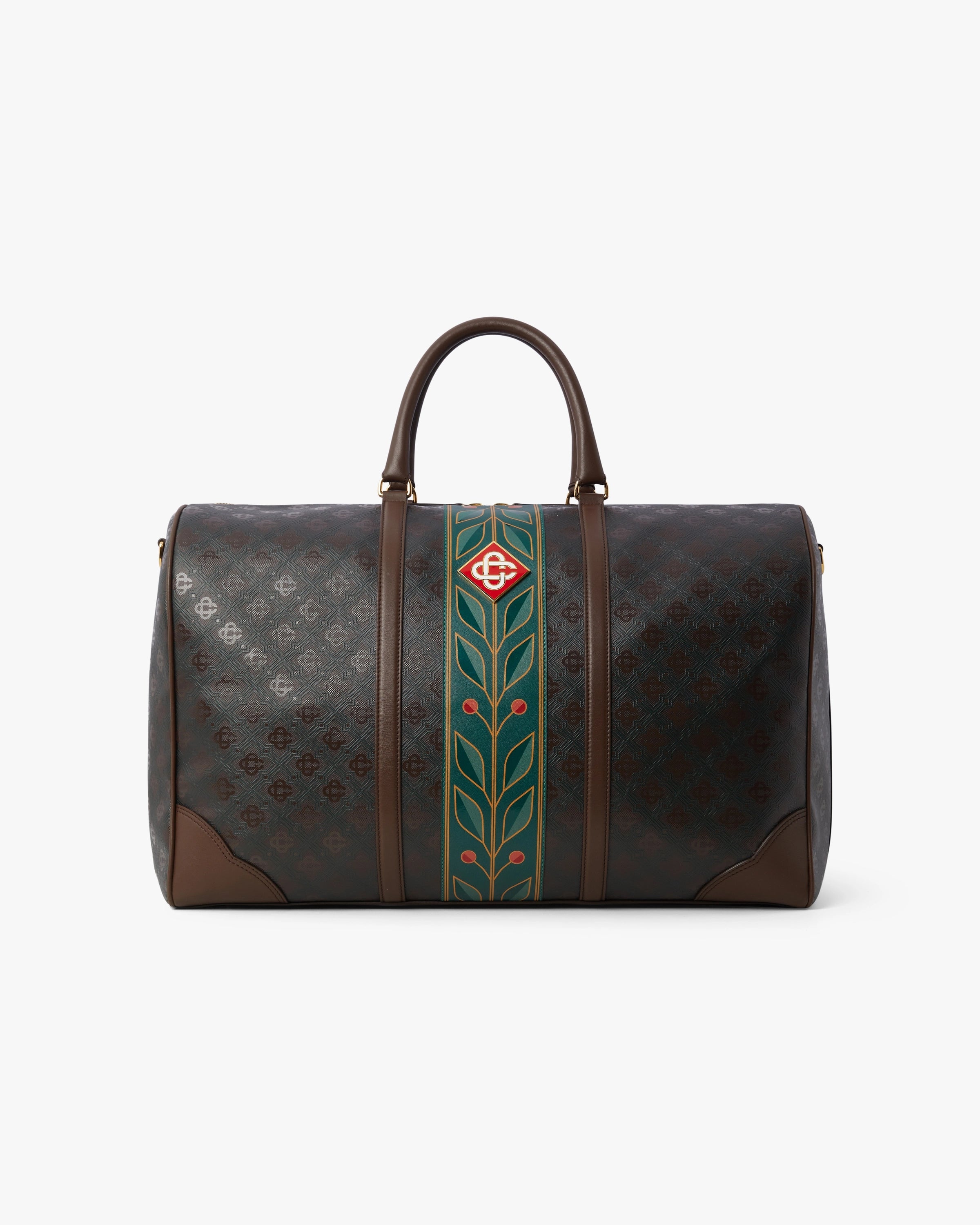Brown Monogram Weekender
