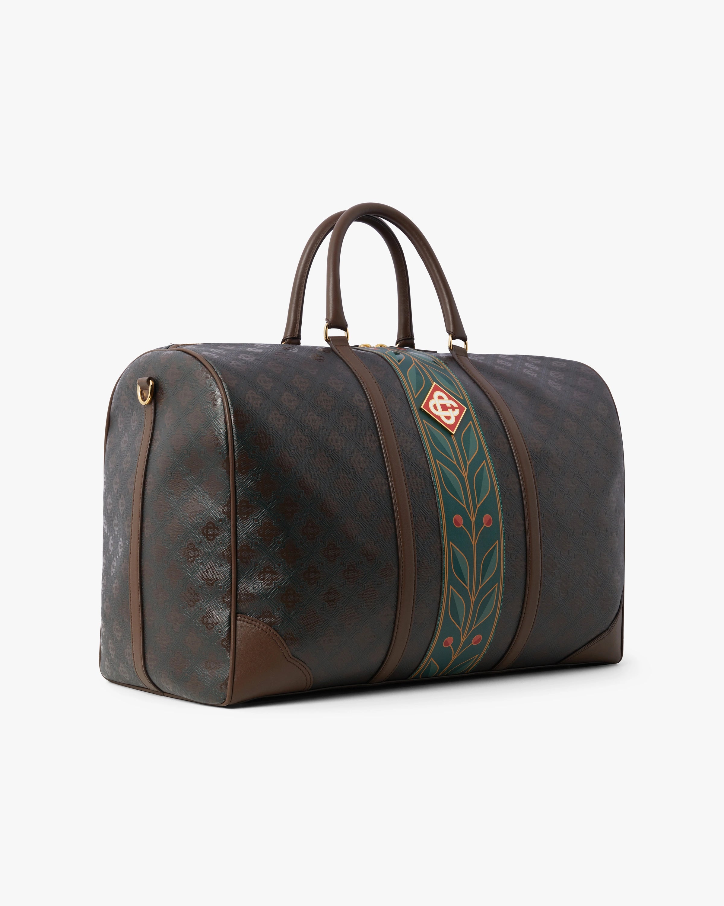 Brown Monogram Weekender