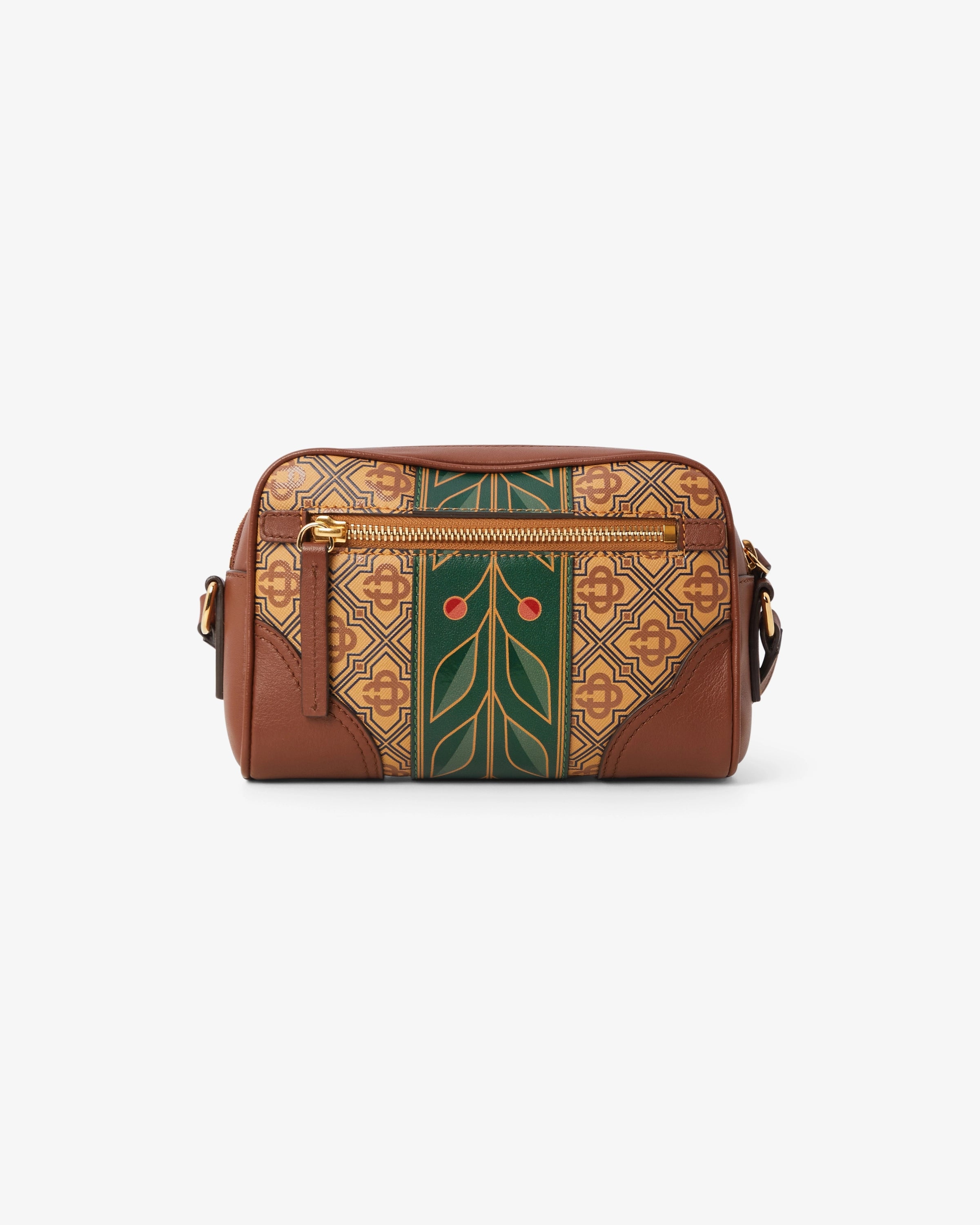 Beige Monogram Crossbody Bag