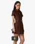 Brown Monogram Crossbody Bag