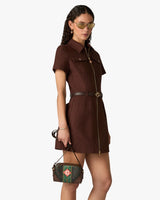 Brown Monogram Crossbody Bag