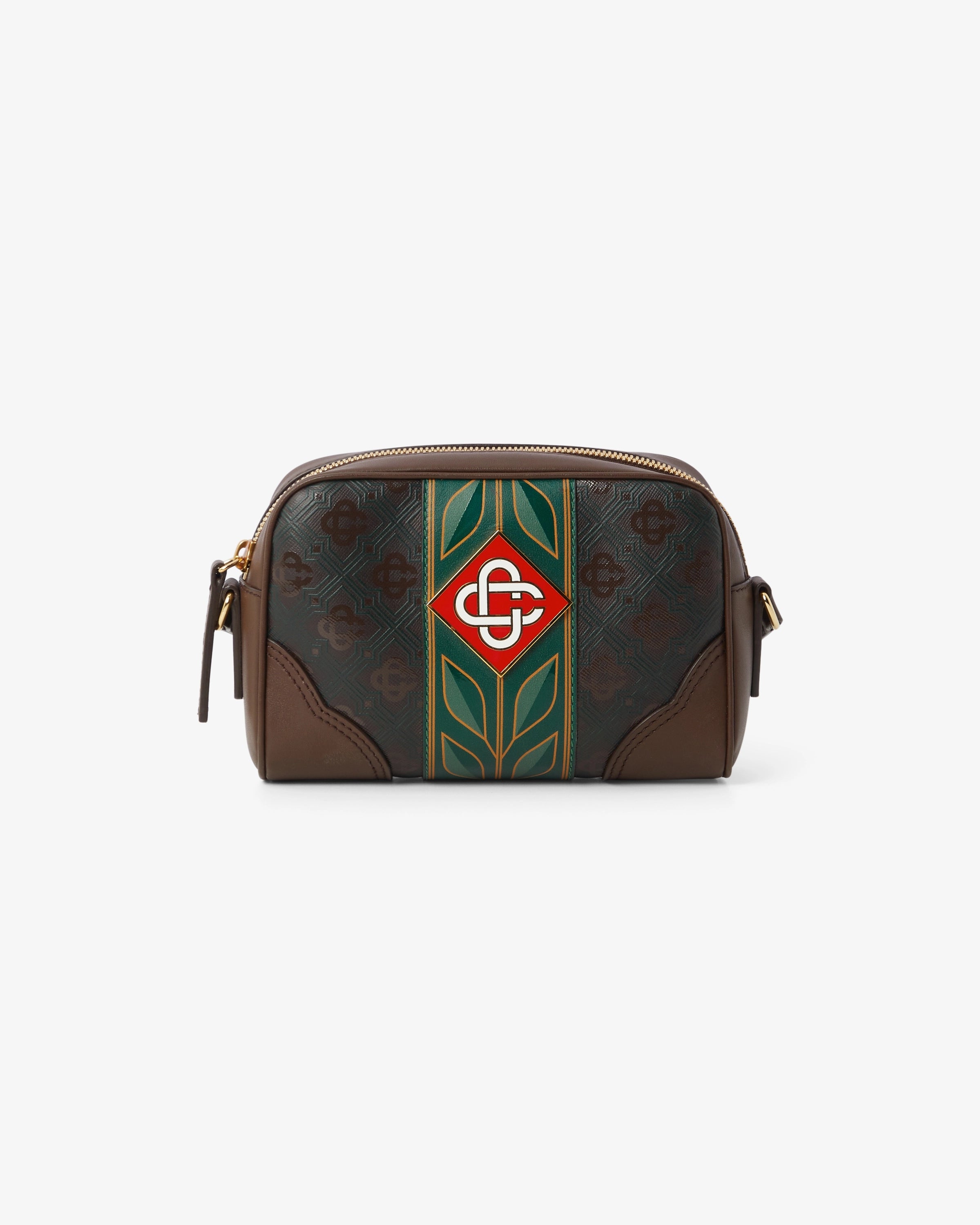 Brown Monogram Crossbody Bag