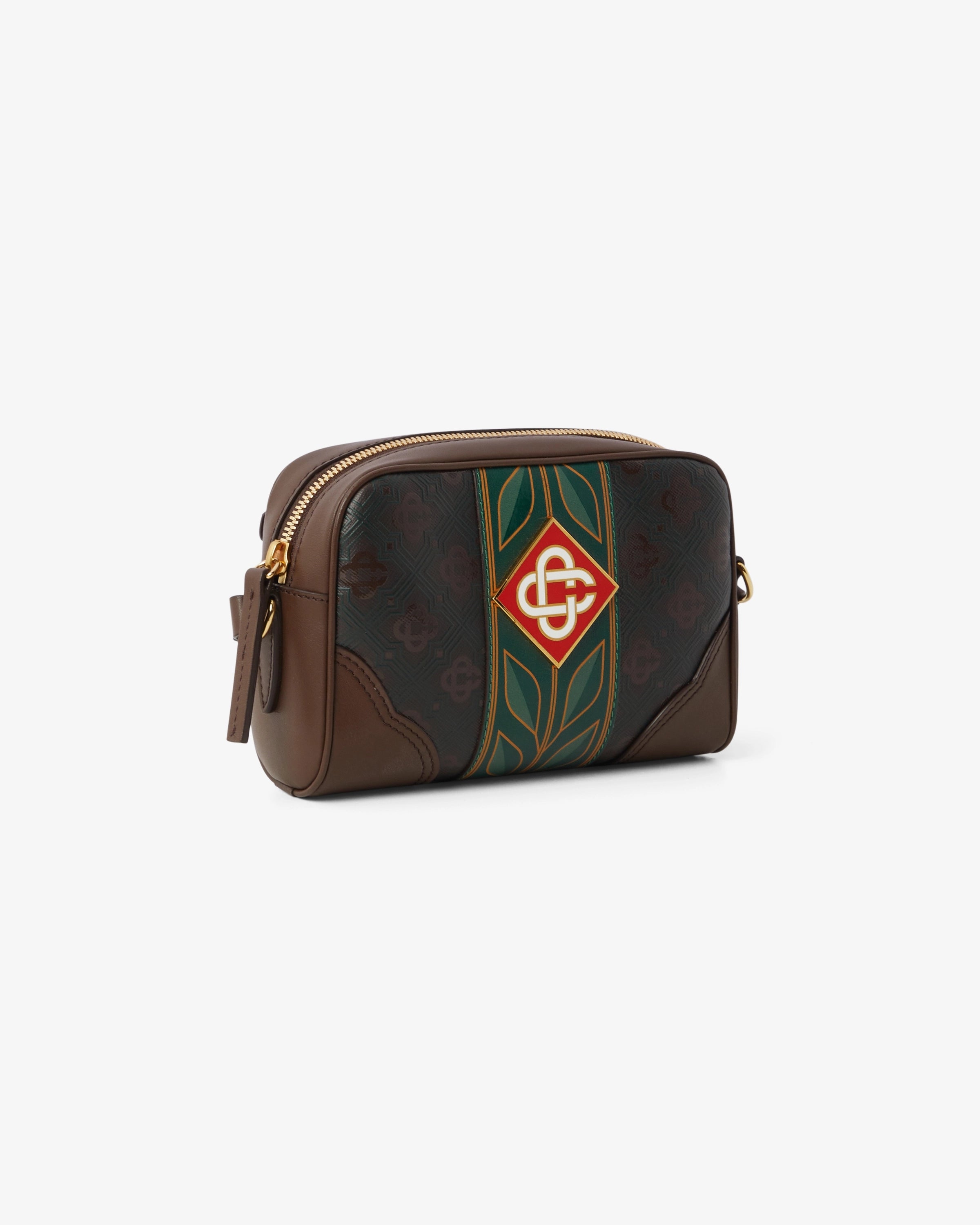 Brown Monogram Crossbody Bag