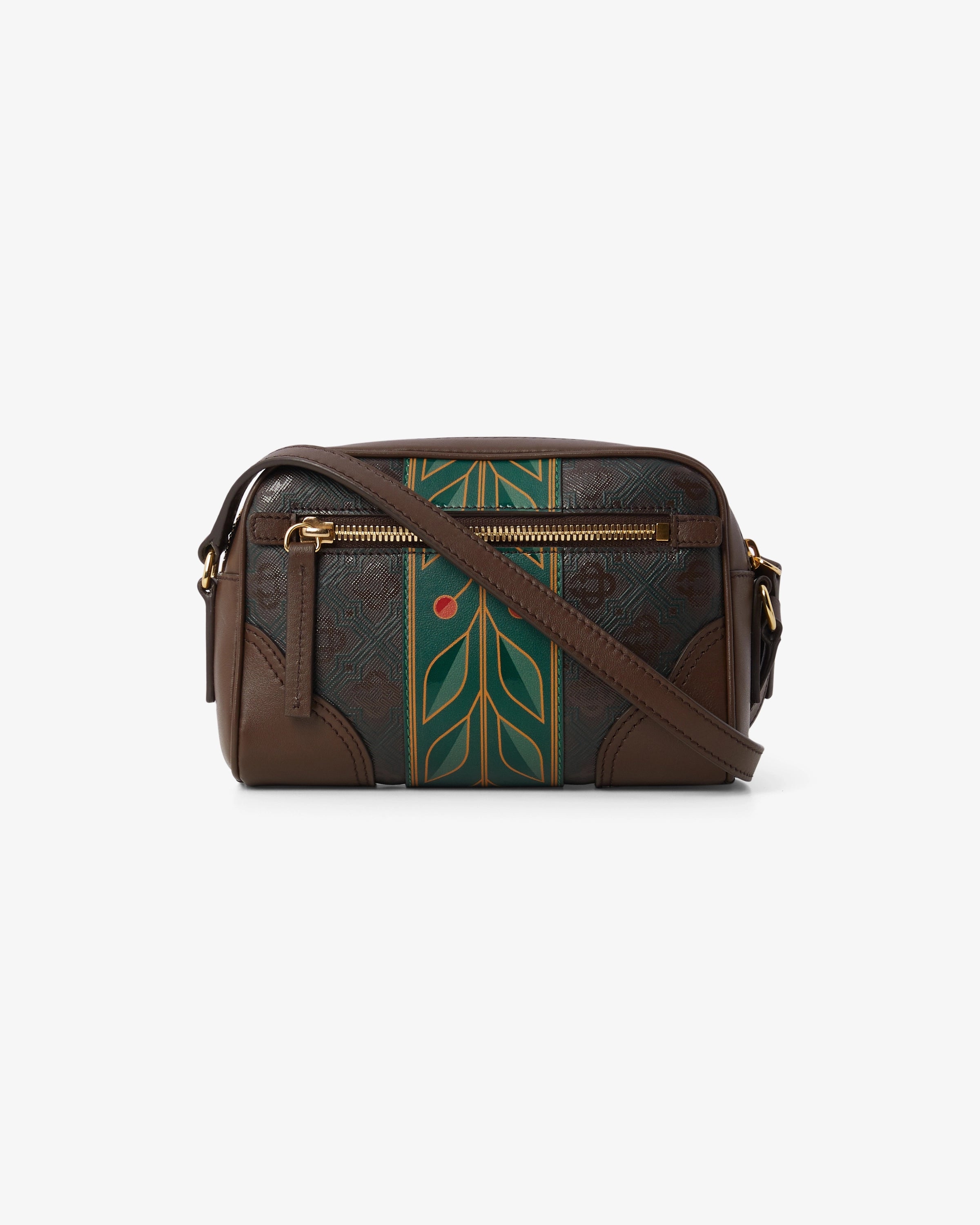 Brown Monogram Crossbody Bag