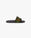 Men's Black Embroidered Terry Slides