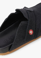 Men's Black Outdoor Mule