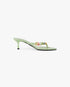 Women's Mint Beaded Heeled Sandals