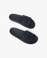 Men's Blue Logo Pool Slides