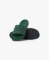 Men's Green Logo Pool Slides