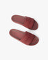 Men's Burgundy Logo Pool Slides
