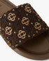 Men's Brown Monogram Pool Slides