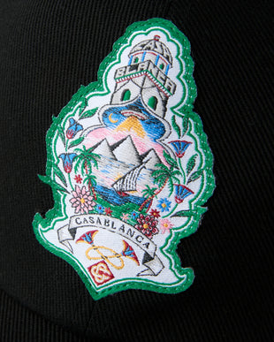 Black Hotel Emblem Cap