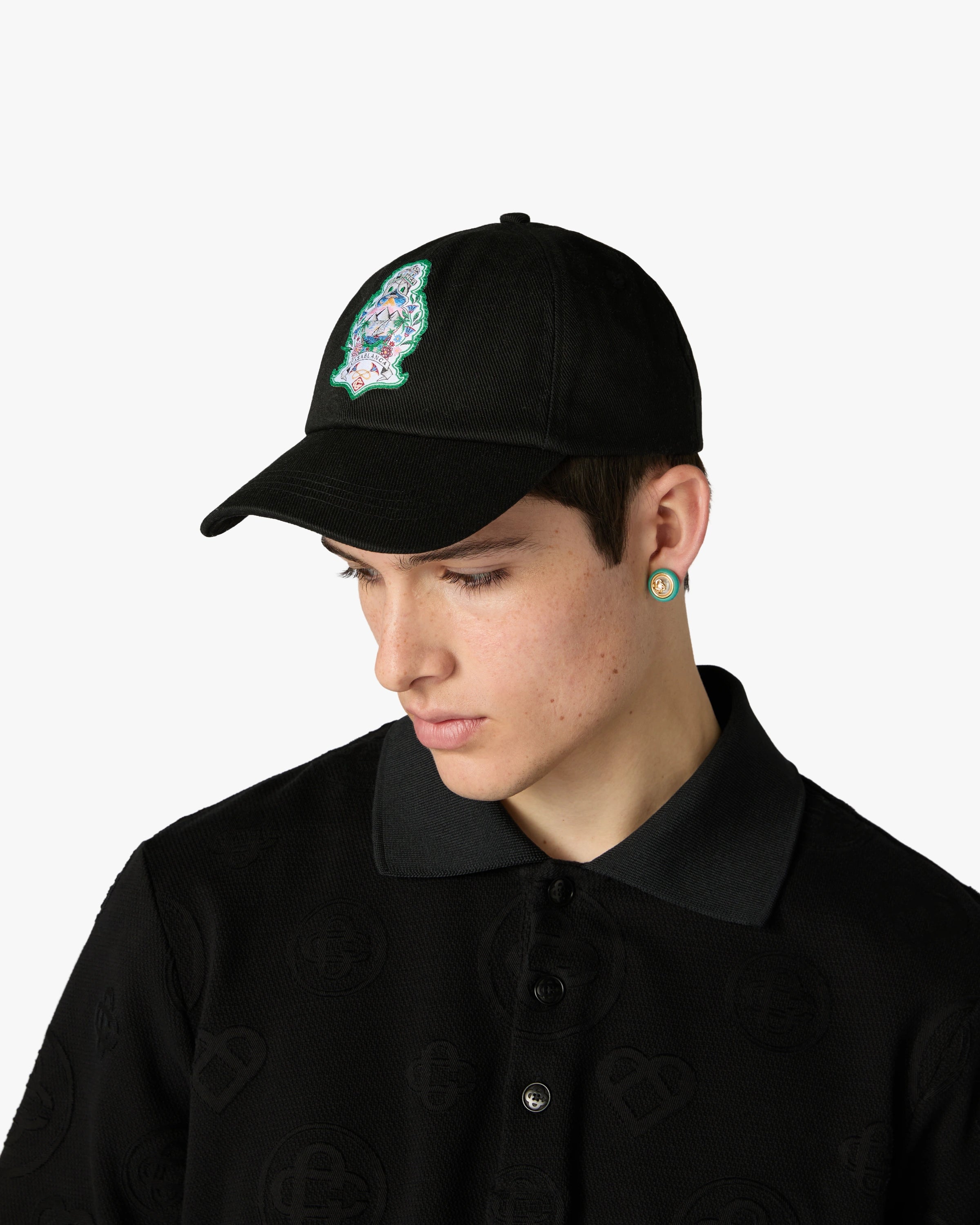 Black Hotel Emblem Cap