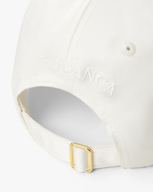 Off-White Hotel Emblem Satin Cap