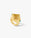 Gold & Green Wrapped Signet Ring