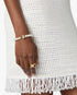 Gold & White Lotus Pearl Bracelet