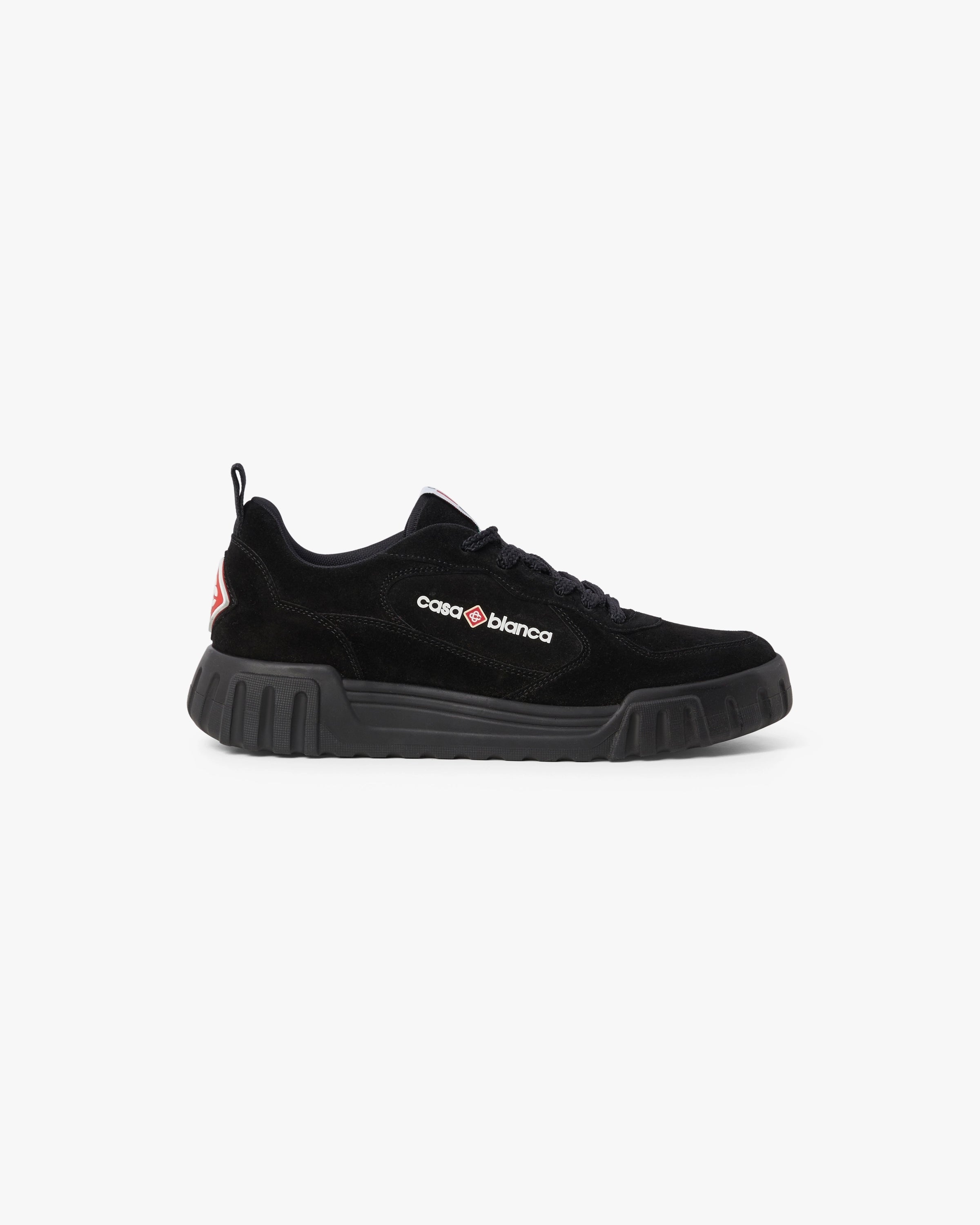 Men's Black Court Sneaker