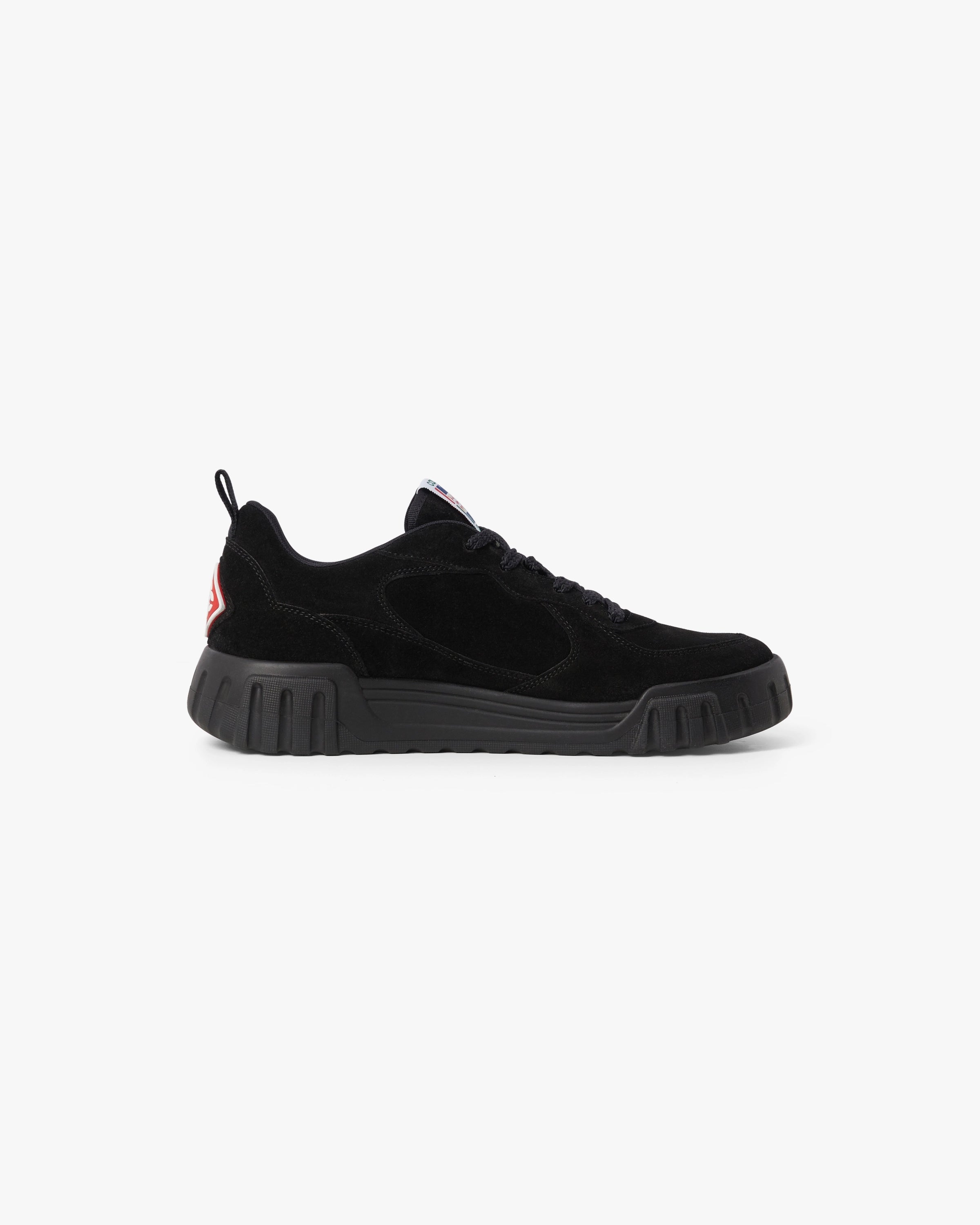 Men's Black Court Sneaker
