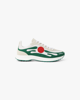Men's White & Green Stade Sneaker
