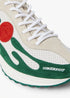 Women's White & Green Stade Sneaker