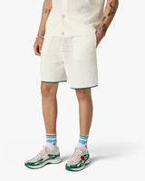 Men's White & Green Stade Sneaker